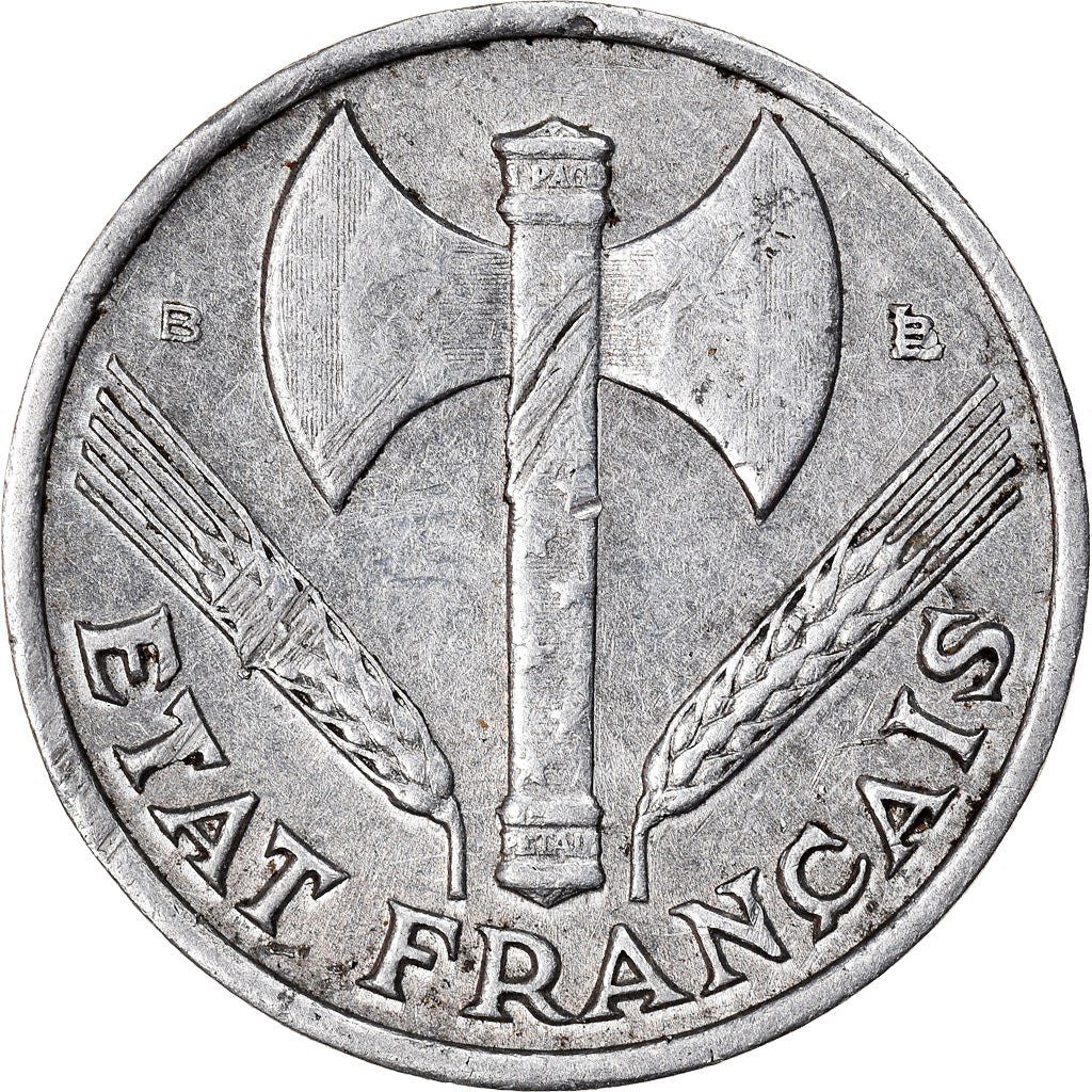 Monnaie, France, Bazor, 50 Centimes, 1943, Beaumont - Le Roger, TTB+, Aluminium