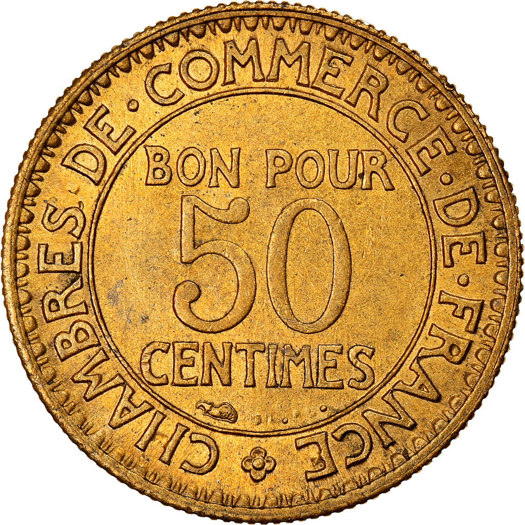 Moneta, Francja, Chambre de commerce, 50 Centimes, 1926, Paris, MS(60-62)