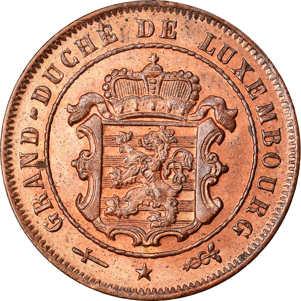 Moneta, Lussemburgo, William III, 2-1/2 Centimes, 1901, Utrecht, SPL, Bronzo