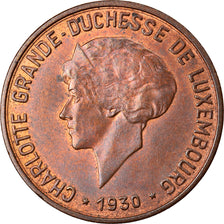 Munten, Luxemburg, Charlotte, 10 Centimes, 1930, PR, Bronze, KM:41