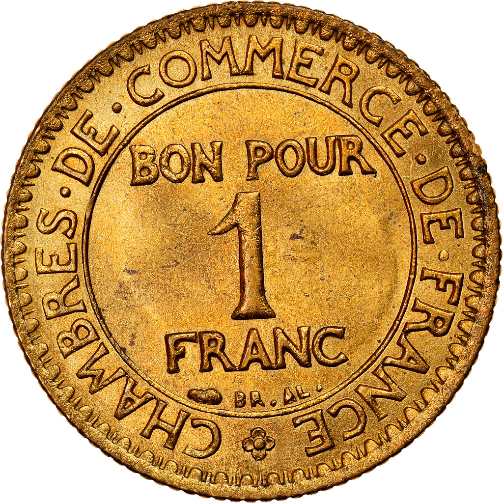 Moneta, Francia, Chambre de commerce, Franc, 1923, Paris, SPL, Alluminio-bronzo