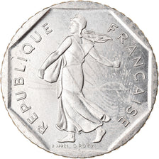 Moneda, Francia, Semeuse, 2 Francs, 1991, Paris, SC, Níquel, KM:942.2