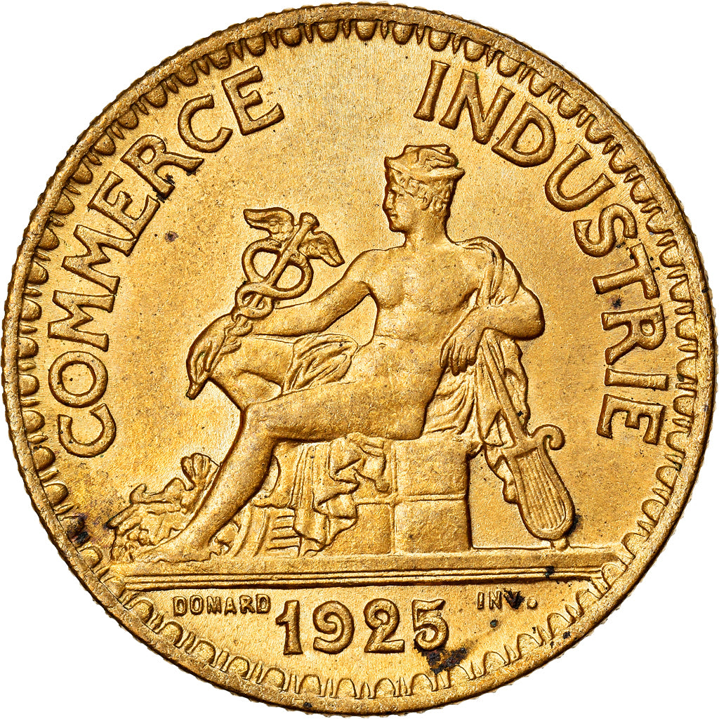 Moneta, Francia, Chambre de commerce, 2 Francs, 1925, Paris, SPL-