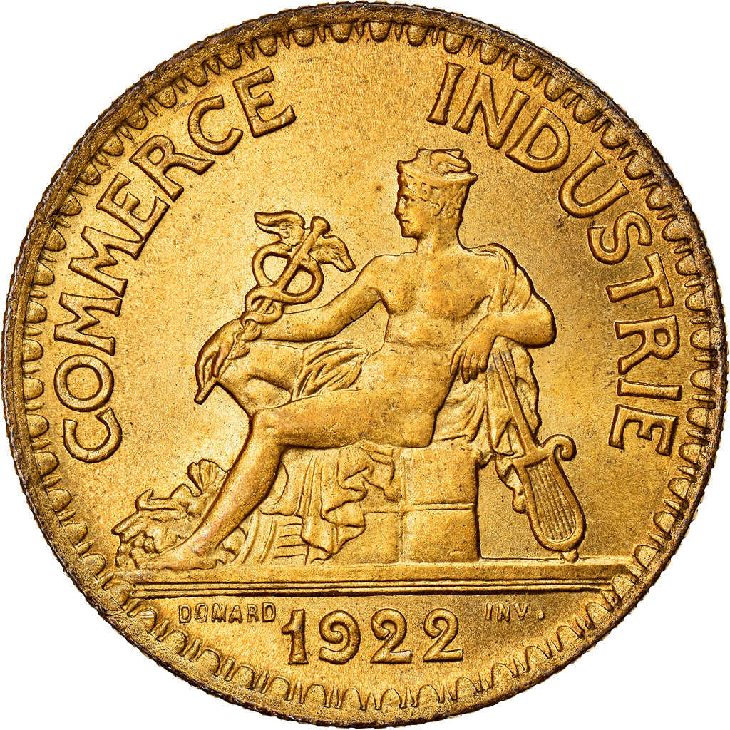 Moneta, Francia, Chambre de commerce, 2 Francs, 1922, Paris, SPL
