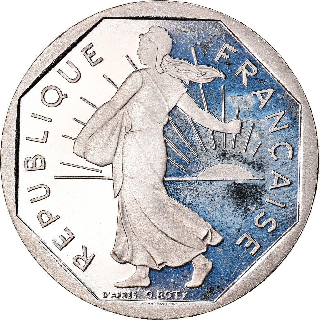 Moneta, Francia, Semeuse, 2 Francs, 2001, Paris, Proof, SPL+, Nichel, KM:942.2