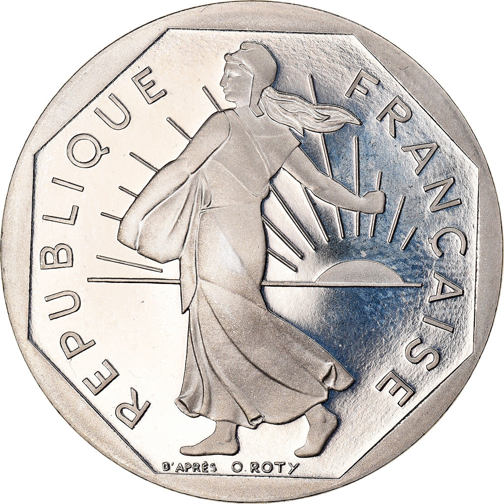 Moneda, Francia, Semeuse, 2 Francs, 1997, Paris, Proof, SC+, Níquel, KM:942.2