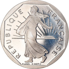 Moneda, Francia, Semeuse, 2 Francs, 1997, Paris, Proof, SC+, Níquel, KM:942.2