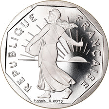 Münze, Frankreich, Semeuse, 2 Francs, 1992, Paris, Proof, UNZ+, Nickel