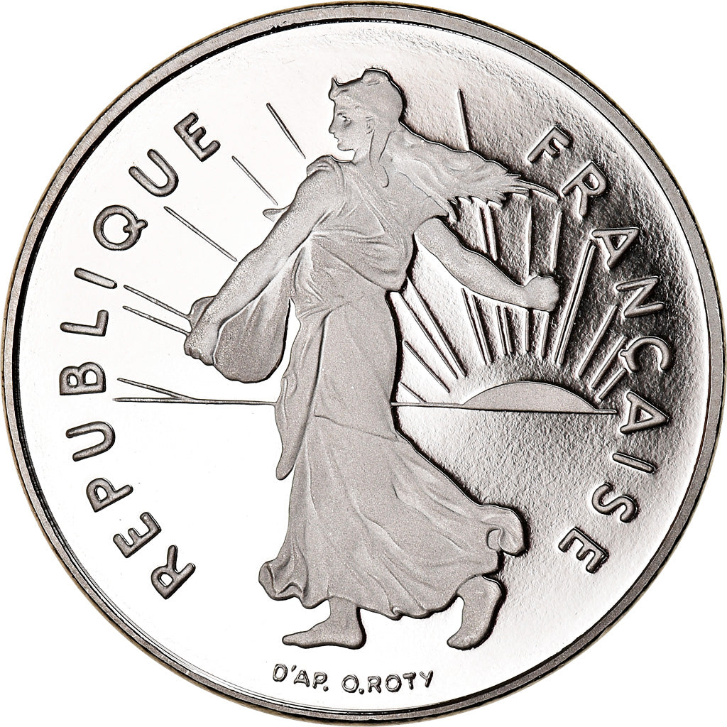 Moeda, França, Semeuse, Franc, 1995, Paris, Proof, MS(64), Níquel, KM:925.1