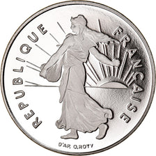 Moeda, França, Semeuse, Franc, 1995, Paris, Proof, MS(64), Níquel, KM:925.1