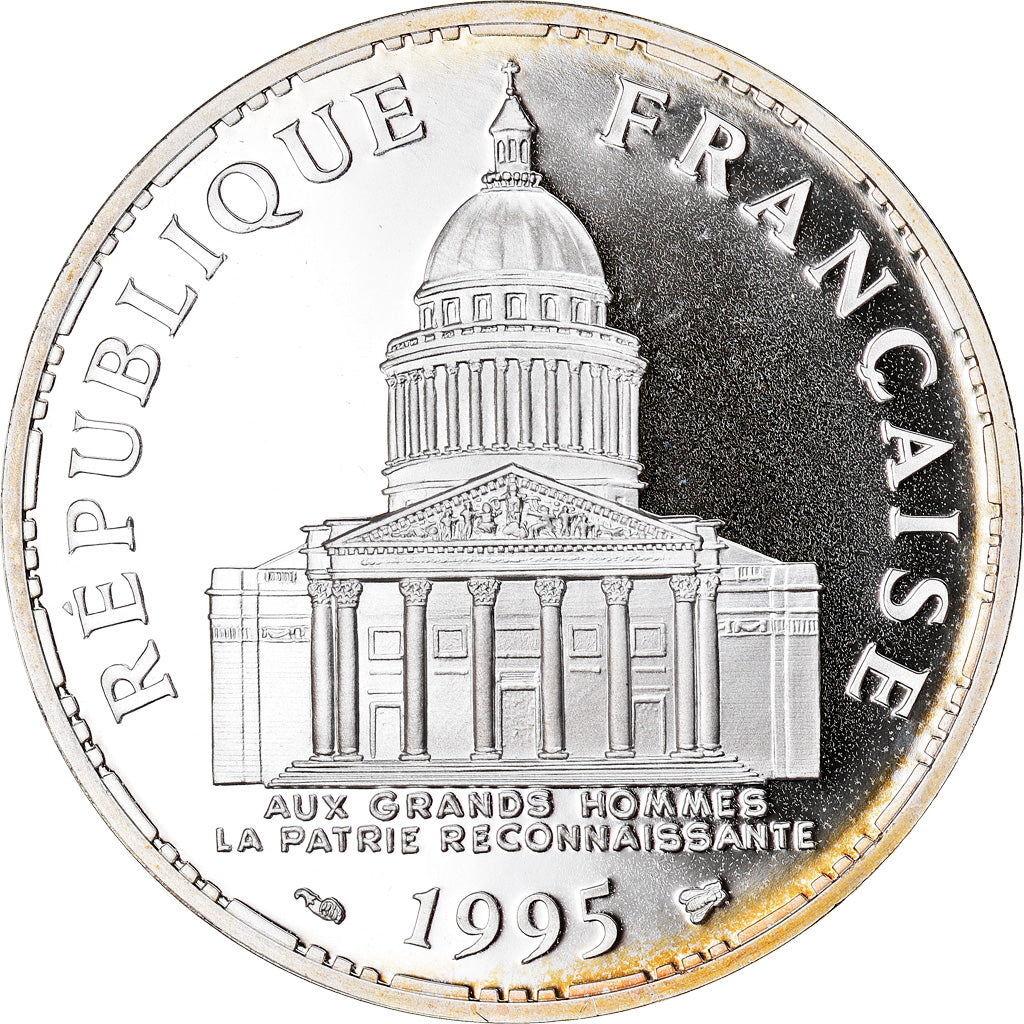 Moneta, Francia, Panthéon, 100 Francs, 1995, Paris, Proof, SPL+, Argento