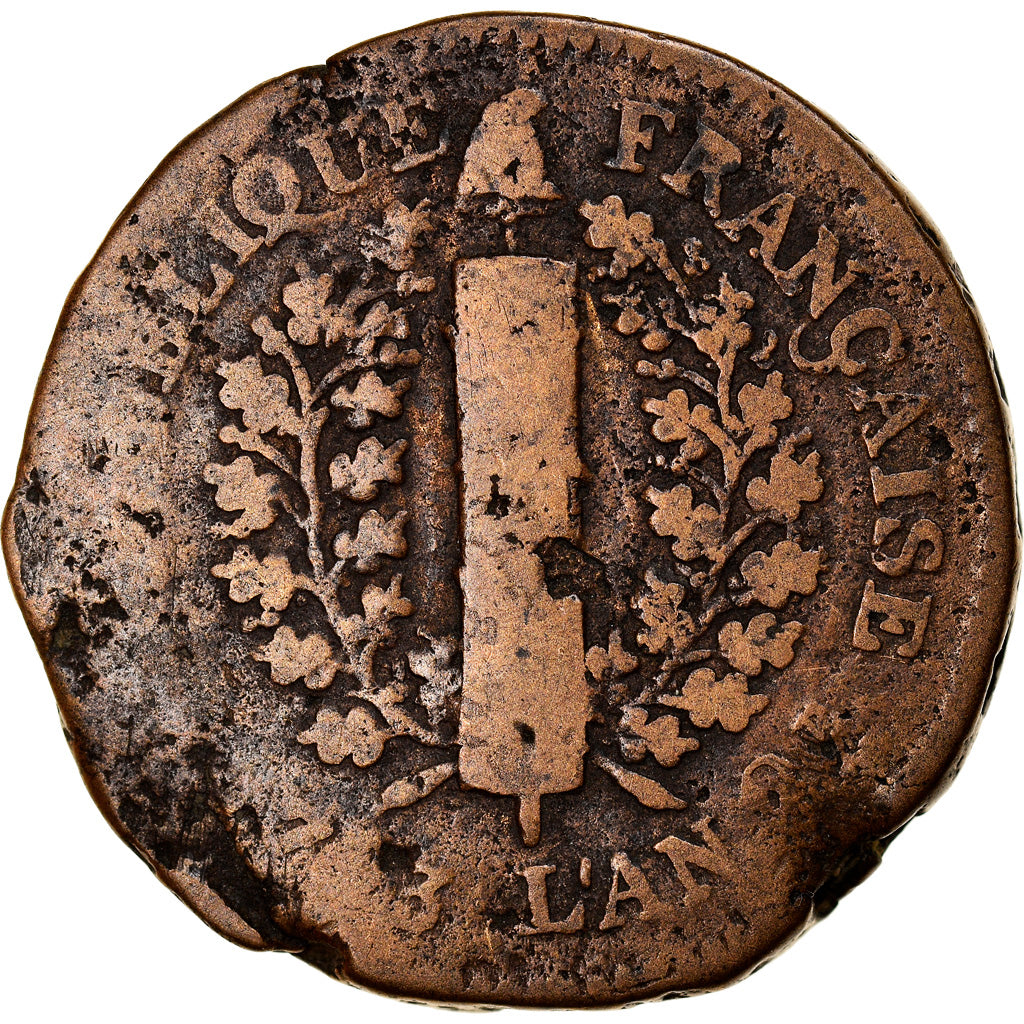 Münze, Deutsch Staaten, MAINZ, Friedrich Karl Josef, 5 Sols, 1793, Mayence