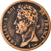 Moneda, COLONIAS FRANCESAS, Charles X, 5 Centimes, 1828, Paris, BC+, Bronce