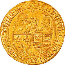 Munten, Frankrijk, Henri VI de Lancastre, Salut d'or, Le Mans, PR+, Goud