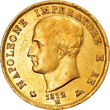 Moeda, ESTADOS ITALIANOS, KINGDOM OF NAPOLEON, Napoleon I, 40 Lire, 1812, Milan