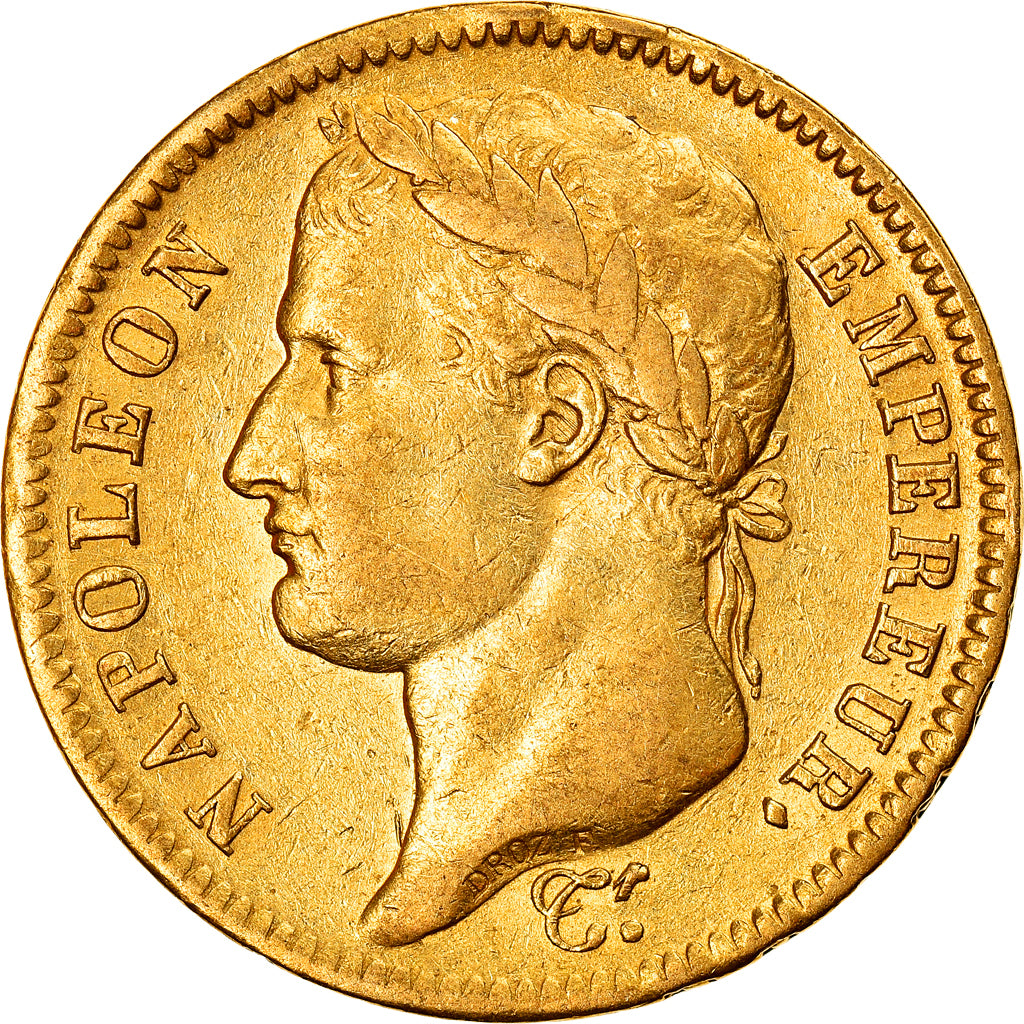 Münze, Frankreich, Napoléon I, 40 Francs, 1812, Paris, SS, Gold, KM:696.1