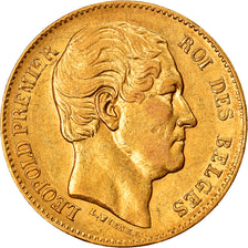 Monnaie, Belgique, Leopold I, 20 Francs, 20 Frank, 1865, TTB+, Or, KM:23