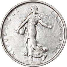 Munten, Frankrijk, Semeuse, 5 Francs, 1967, Paris, ZF, Zilver, KM:926
