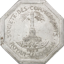 France, 25 Centimes, 1922, EF(40-45), Aluminium, Elie #10.3, 1.85