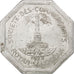 France, 25 Centimes, 1922, EF(40-45), Aluminium, Elie #10.3, 1.85