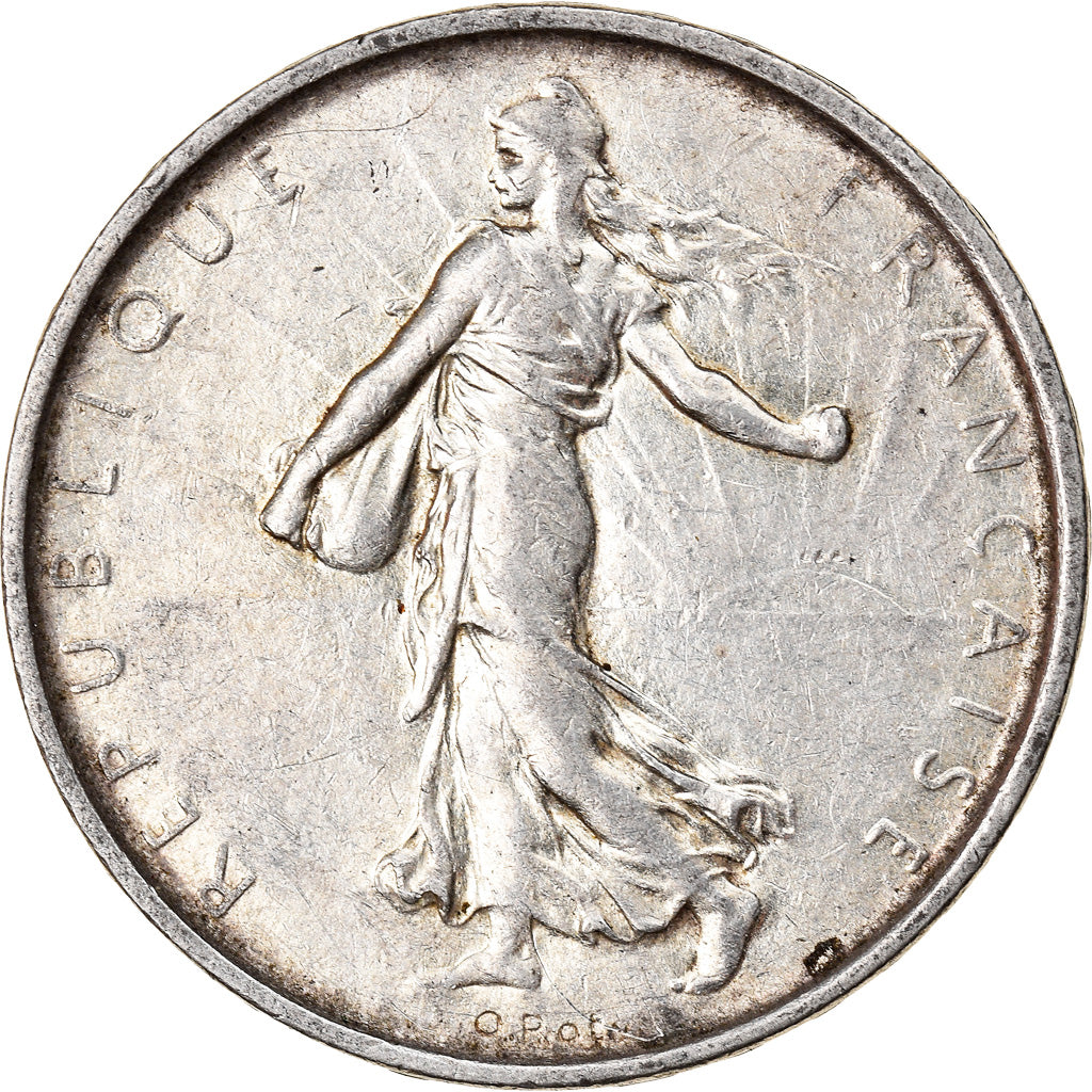 Münze, Frankreich, Semeuse, 5 Francs, 1967, Paris, SS, Silber, KM:926