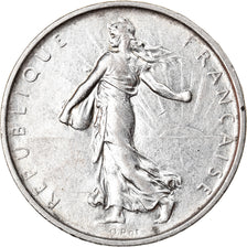 Münze, Frankreich, Semeuse, 5 Francs, 1967, Paris, VZ, Silber, KM:926