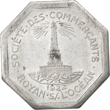 France, 25 Centimes, 1922, AU(50-53), Aluminium, Elie #10.3, 1.88