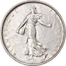 Munten, Frankrijk, Semeuse, 5 Francs, 1968, ZF, Zilver, KM:926, Gadoury:770