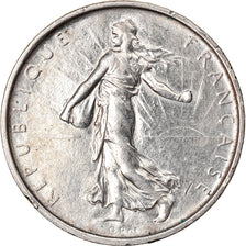 Munten, Frankrijk, Semeuse, 5 Francs, 1968, ZF+, Zilver, KM:926, Gadoury:770