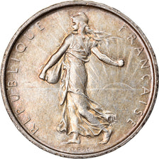 Moneda, Francia, Semeuse, 5 Francs, 1968, MBC+, Plata, KM:926, Gadoury:770