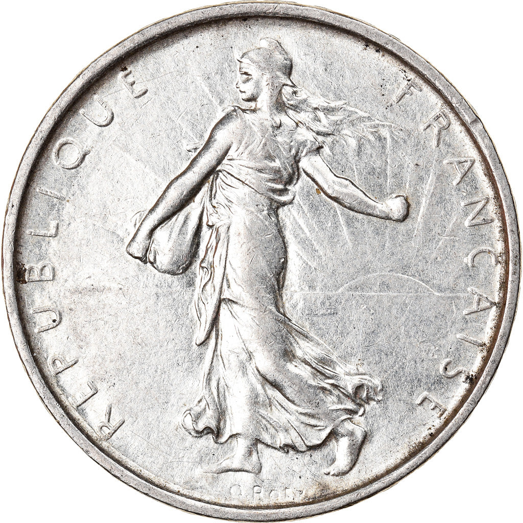 Moneda, Francia, Semeuse, 5 Francs, 1968, EBC, Plata, KM:926, Gadoury:770