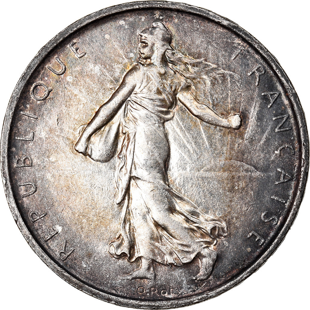 Moneda, Francia, Semeuse, 5 Francs, 1969, MBC, Plata, KM:926, Gadoury:770