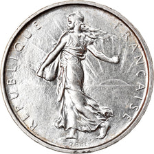 Moneda, Francia, Semeuse, 5 Francs, 1969, MBC+, Plata, KM:926, Gadoury:770