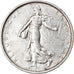Munten, Frankrijk, Semeuse, 5 Francs, 1969, ZF+, Zilver, KM:926, Gadoury:770
