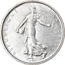 Munten, Frankrijk, Semeuse, 5 Francs, 1969, PR, Zilver, KM:926, Gadoury:770