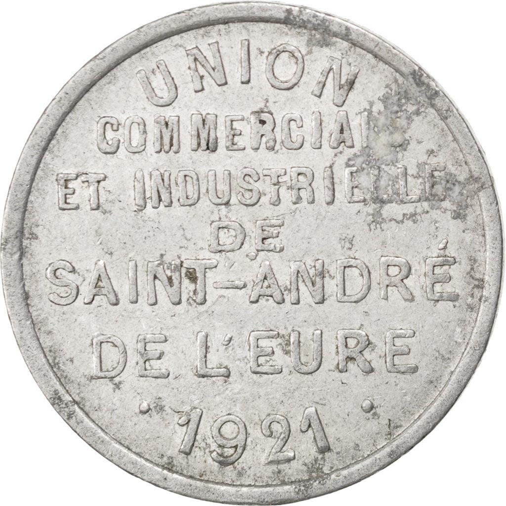 Saint-André de l'Eure, Union Commerciale et Industrielle, 10 Centimes 1921, Elie
