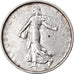 Munten, Frankrijk, Semeuse, 5 Francs, 1967, Paris, ZF, Zilver, KM:926