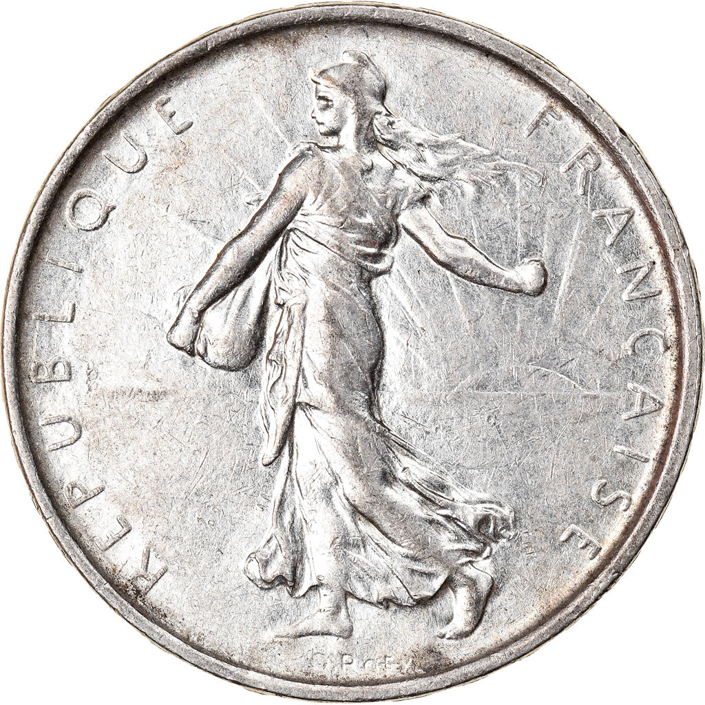 Coin, France, Semeuse, 5 Francs, 1967, Paris, EF(40-45), Silver, KM:926