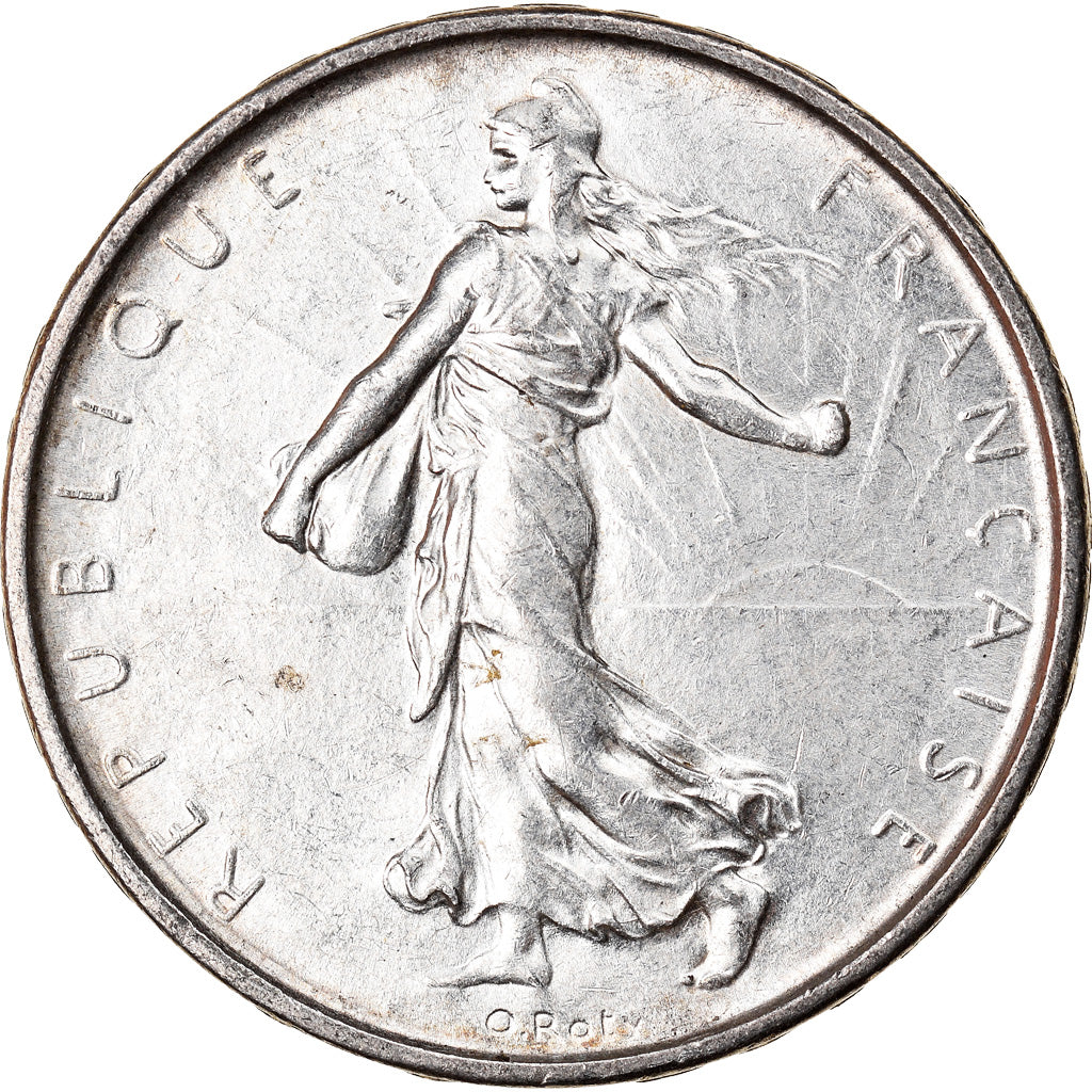 Moneta, Francia, Semeuse, 5 Francs, 1961, Paris, SPL-, Argento, KM:926