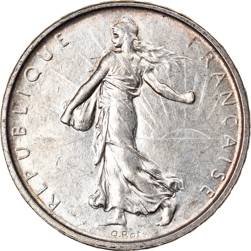 Moneta, Francia, Semeuse, 5 Francs, 1961, Paris, SPL-, Argento, KM:926