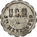 Monnaie, France, 25 Centimes, TTB, Zinc, Elie:10.1