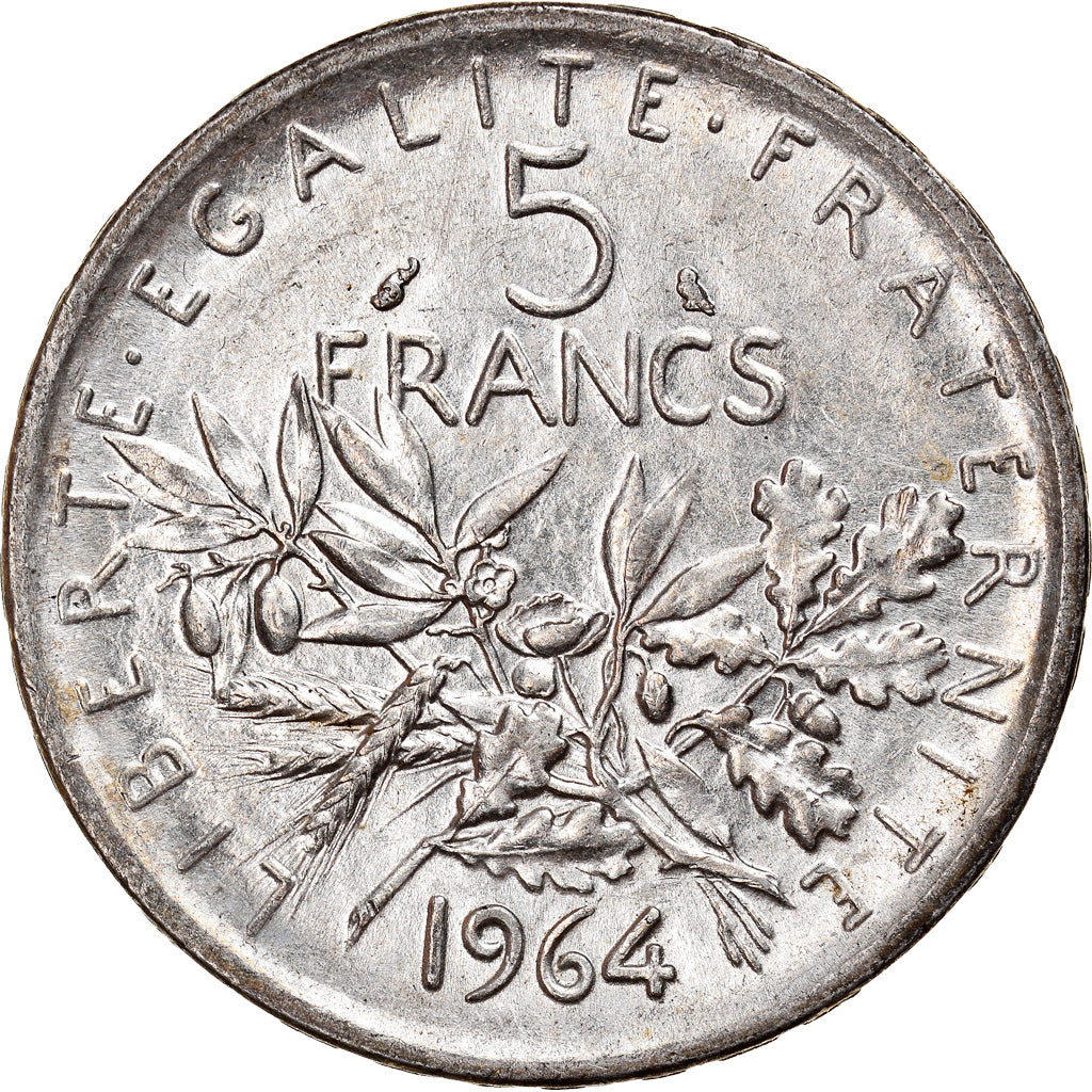Monnaie, France, Semeuse, 5 Francs, 1964, Paris, SUP, Argent, Gadoury:770