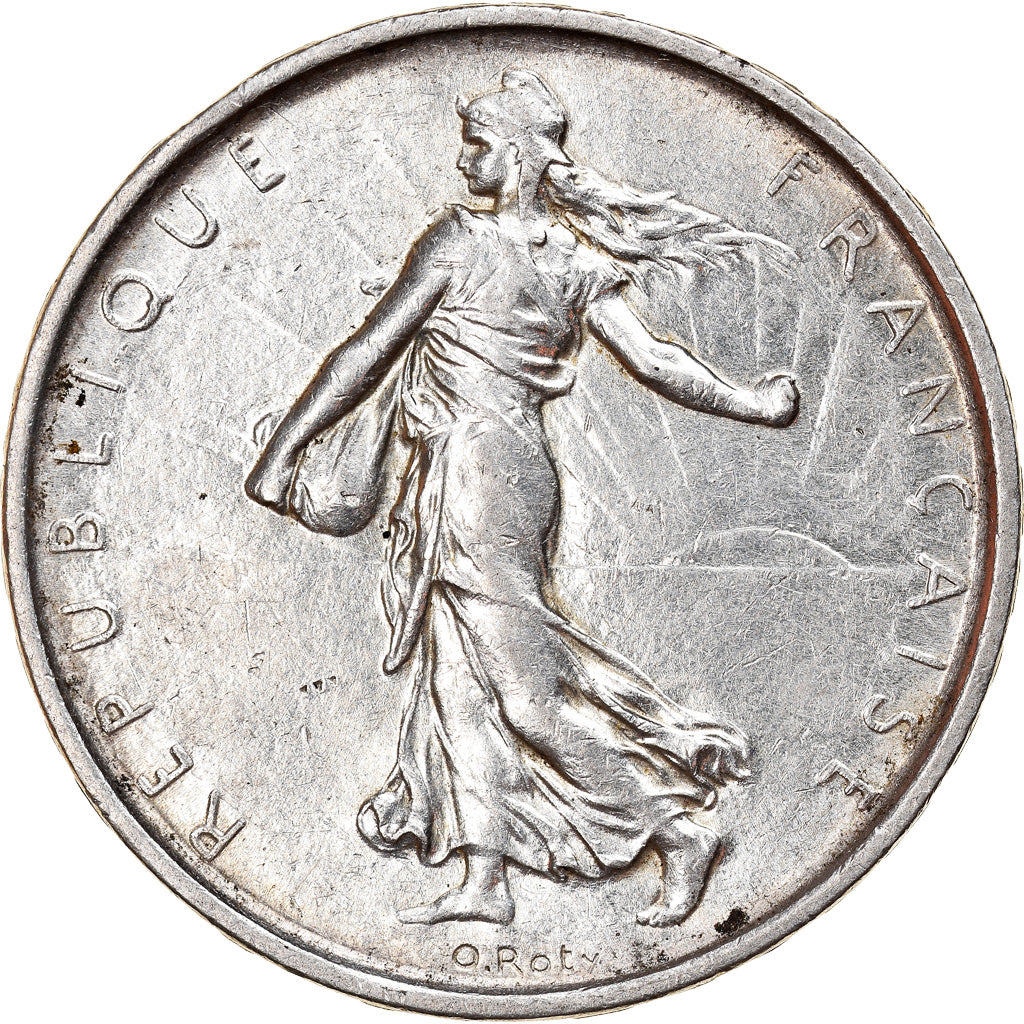 Moneta, Francia, Semeuse, 5 Francs, 1965, BB+, Argento, KM:926, Gadoury:770