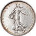 Moeda, França, Semeuse, 5 Francs, 1966, AU(55-58), Prata, KM:926, Gadoury:770