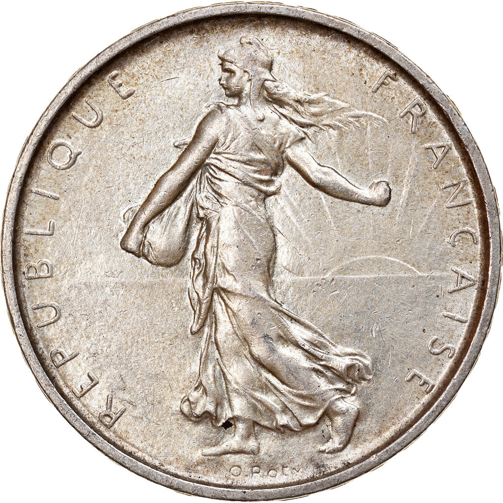 Moneda, Francia, Semeuse, 5 Francs, 1966, EBC, Plata, KM:926, Gadoury:770