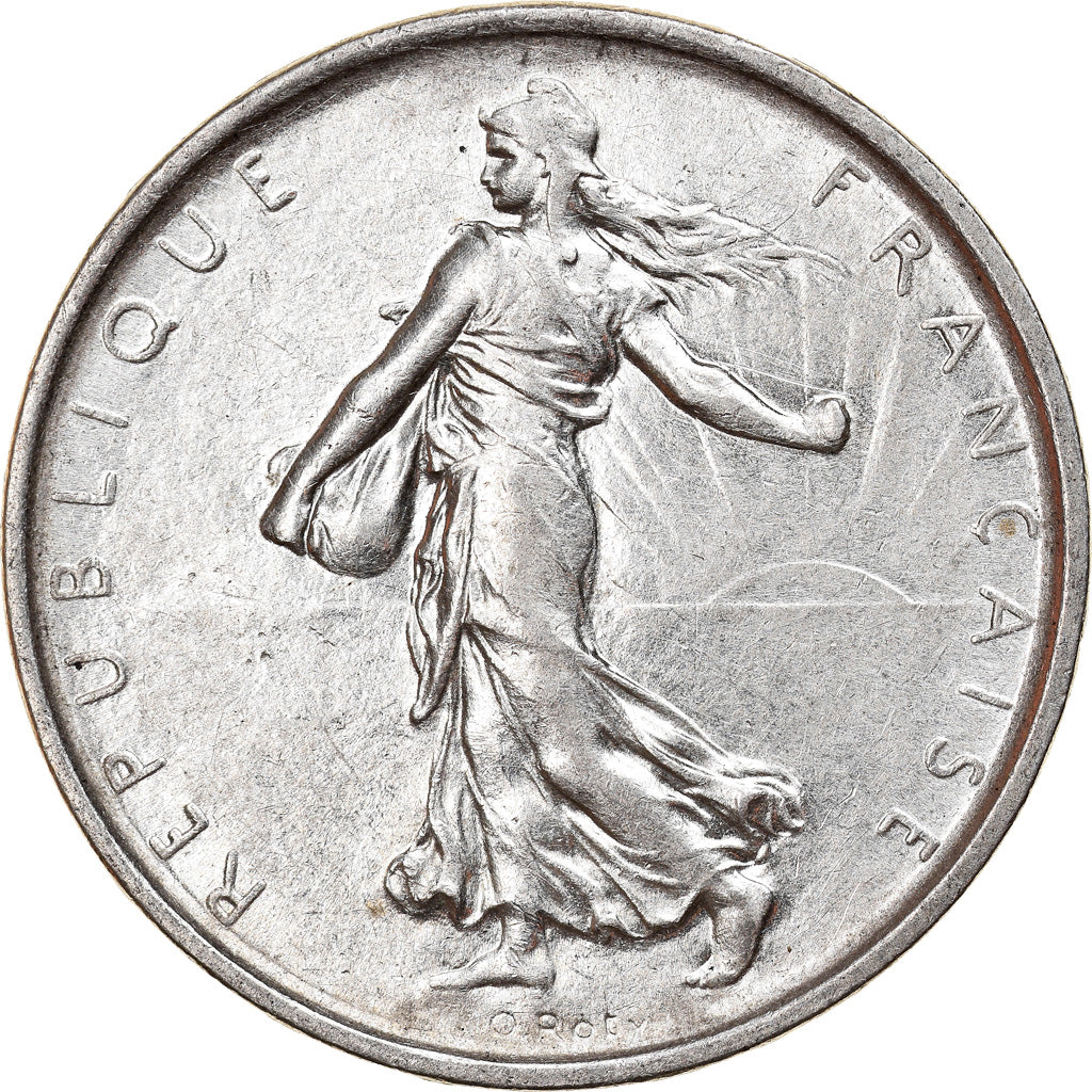 Moneda, Francia, Semeuse, 5 Francs, 1966, EBC, Plata, KM:926, Gadoury:770