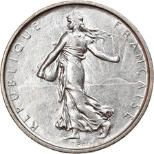Münze, Frankreich, Semeuse, 5 Francs, 1966, VZ+, Silber, KM:926, Gadoury:770