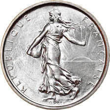 Munten, Frankrijk, Semeuse, 5 Francs, 1966, UNC-, Zilver, KM:926, Gadoury:770