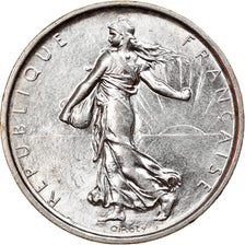 Munten, Frankrijk, Semeuse, 5 Francs, 1966, UNC-, Zilver, KM:926, Gadoury:770