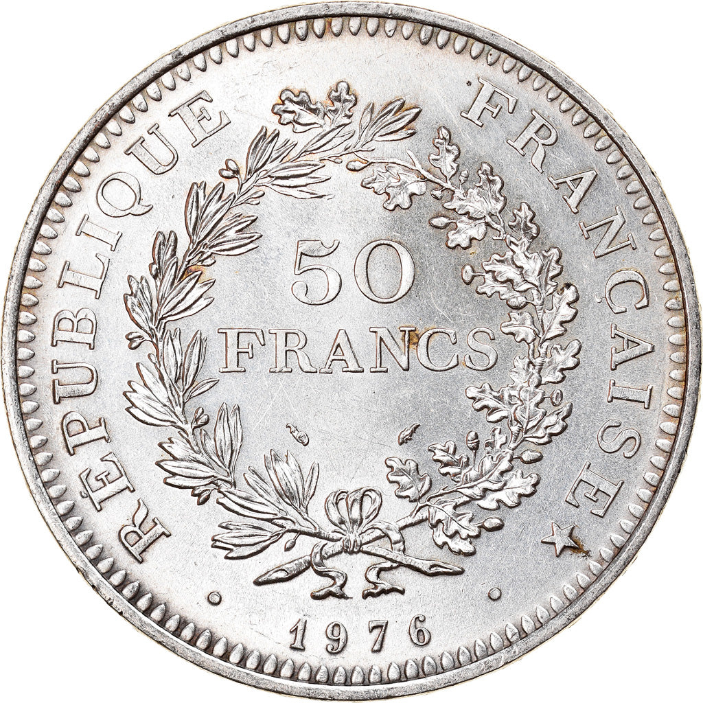 Monnaie, France, Hercule, 50 Francs, 1976, Paris, SPL, Argent, Gadoury:882